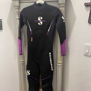 Scubapro Women's Black and Purple Wetsuit